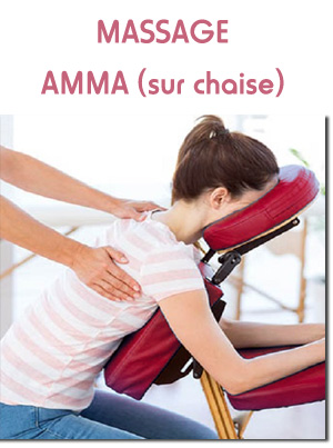 Massage assis sur chaise Amma